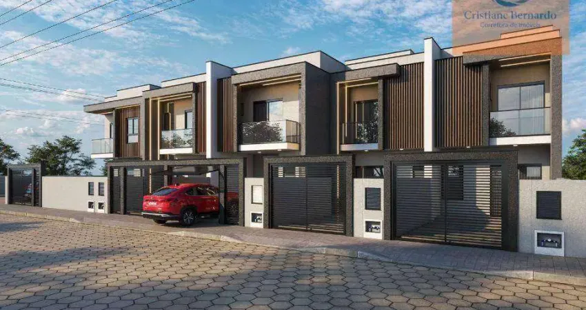 Sobrado com 3 dormitórios à venda, 95 m² por r$ 679.000,00 - do ubatuba - são francisco do sul/sc