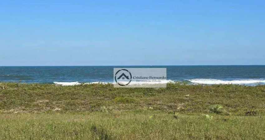 Terreno à venda, 2ª quadra do mar, com 490 m² por r$ 490.000 - praia do ervino - são francisco do sul/sc