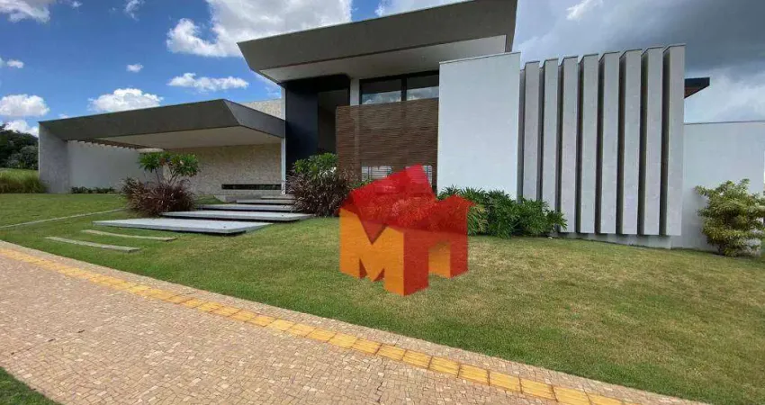 Casa com 5 dormitórios à venda, 760 m² por r$ 8.000.000,00 - condomínio damha golf - são carlos/sp