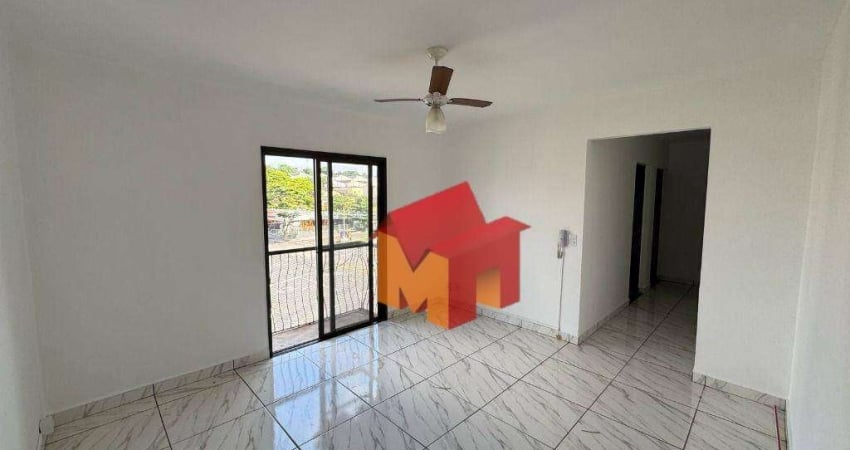 Apartamento com 3 dormitórios para alugar, 70 m² por R$ 1.715,00/mês - Vila Galo - Americana/SP