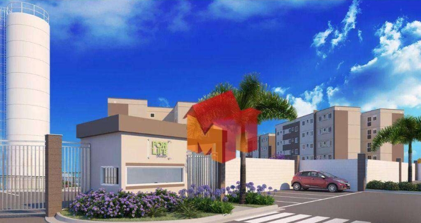 Apartamento com 2 dormitórios à venda, 39 m² por R$ 185.900 - Planalto do Sol II - Santa Bárbara D'Oeste/SP
