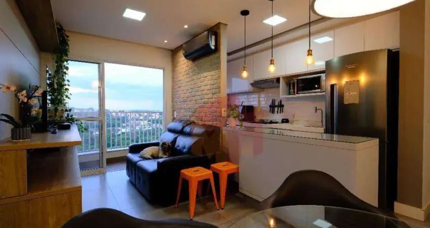 Apartamento com 2 dormitórios à venda, 52 m² por R$ 360.000,00 - Vila Santa Catarina - Americana/SP
