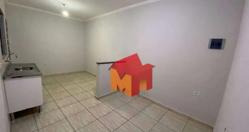 Casa com 2 dormitórios para alugar, 70 m² por R$ 1.340,00/mês - Parque Nova Carioba - Americana/SP