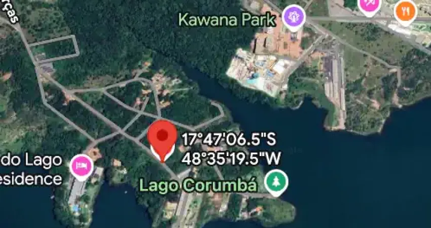 Terreno/ chácara de lazer com 1.140m2 à poucos metros lago corumbá