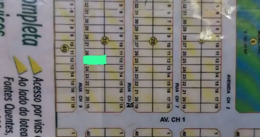 Oportunidade! lote escriturado e registrado excelente topografia - caldas novas