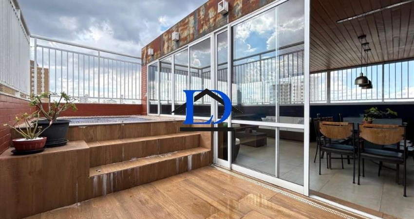 Cobertura de alto padrão à venda no Setor Pedro Ludovico, Goiânia-GO: 3 quartos, 3 suítes, 3 salas, 6 banheiros, 4 vagas, 280m²!
