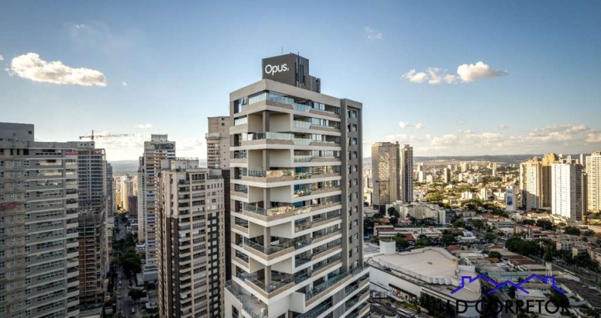 Venda de Apartamento de Luxo no Setor Marista em Goiânia-GO: 4 quartos, 4 suítes, 3 salas, 5 banheiros, 3 vagas de garagem.