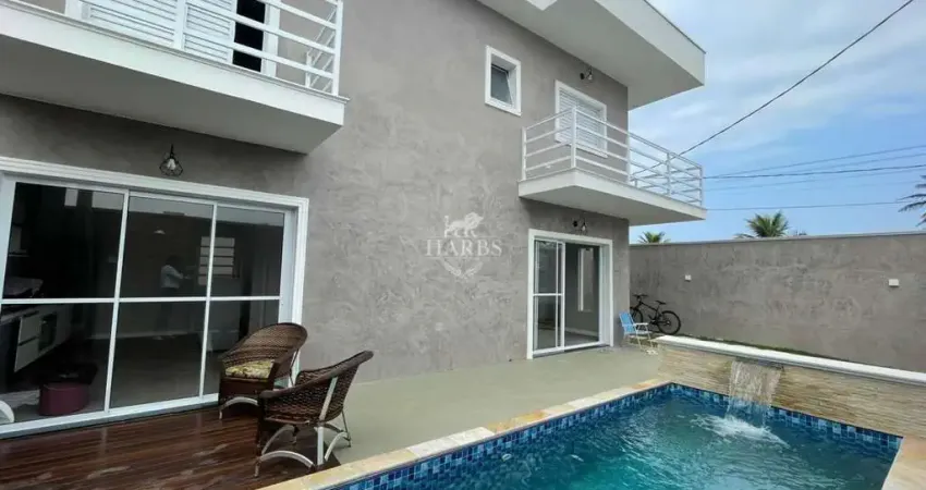 Sobrado para locação em itanhaém, cibratel, 4 dormitórios, 2 suítes, 3 banheiros, 2 vagas