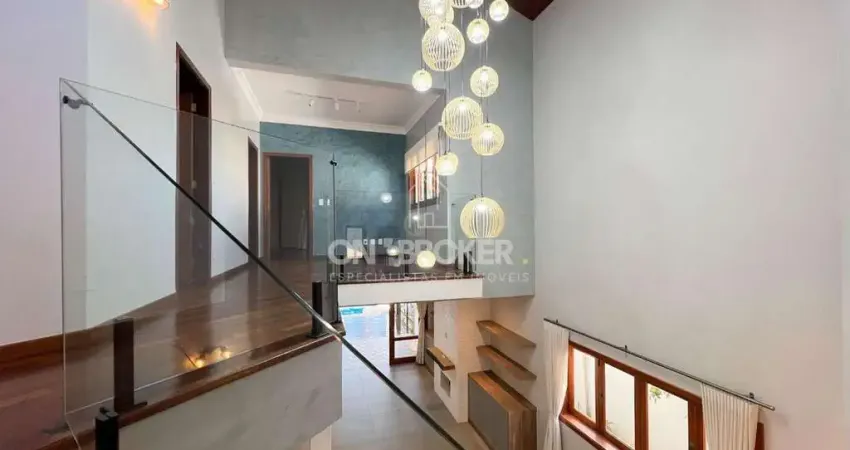 Casa com 4 dormitórios à venda, 405 m² por r$ 2.300.000 - condomínio ouro verde - valinhos/sp