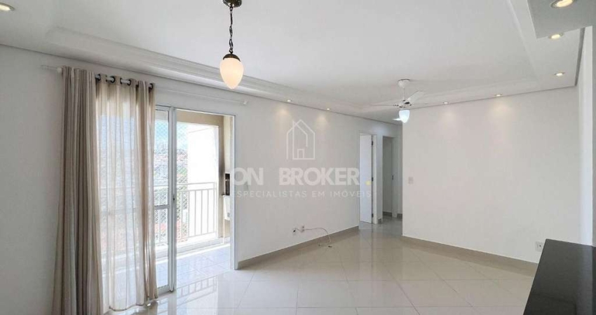 Apartamento com 3 dormitórios para alugar, 75 m² por R$ 3.200,00 + taxas - Condominio Reviva - Campinas/SP