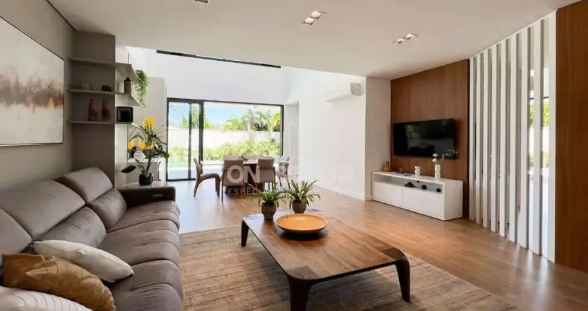 Casa com 3 dormitórios, 270 m² - venda por r$ 2.280.000 ou aluguel por r$ 19.280/mês - condomínio residencial reserva das palmeiras - valinhos/sp