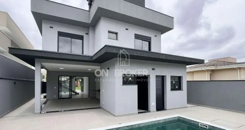 Casa com 3 dormitórios à venda, 230 m² por r$ 2.120.000,00 - condomínio residencial portal do jequitibá - valinhos/sp