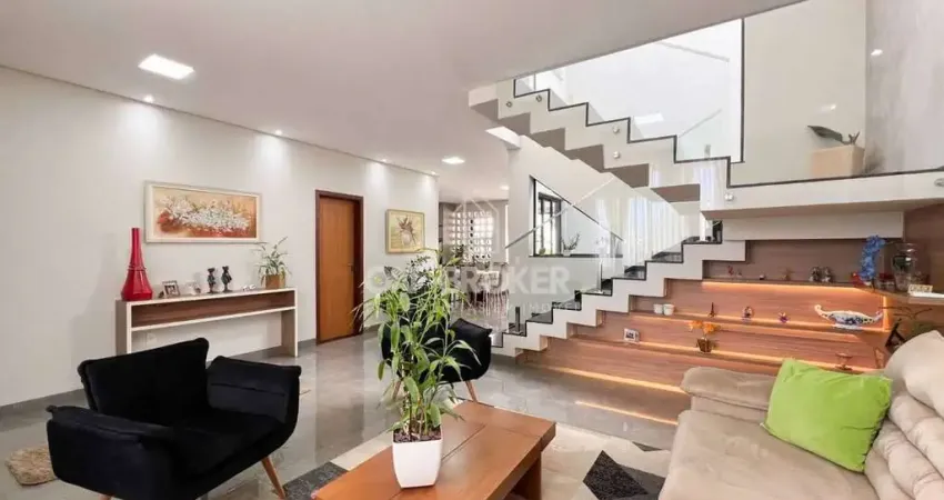 Casa com 4 dormitórios à venda, 287 m² por r$ 1.890.000,00 - residencial villa do sol - valinhos/sp