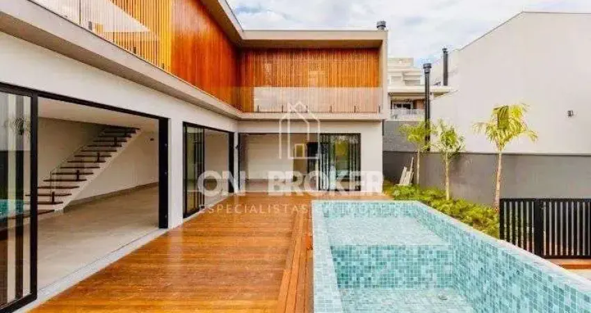 Casa com 4 dormitórios à venda, 357 m² por r$ 3.700.000,00 - alphaville dom pedro 3 - campinas/sp