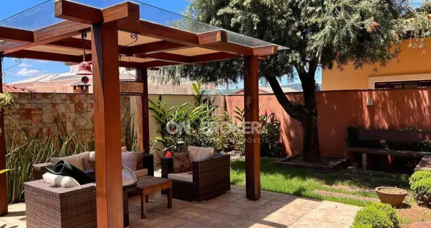 Casa com 3 dormitórios à venda, 262 m² por r$ 1.550.000 - condomínio residencial terras do caribe - valinhos/sp