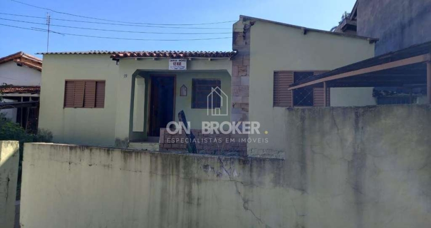Casa com 3 dorm. sala; copa; cozinha; banheiro, 1 vaga, edícula com banheiro e quintal - Bairro São Cristóvão - Valinhos-SP.