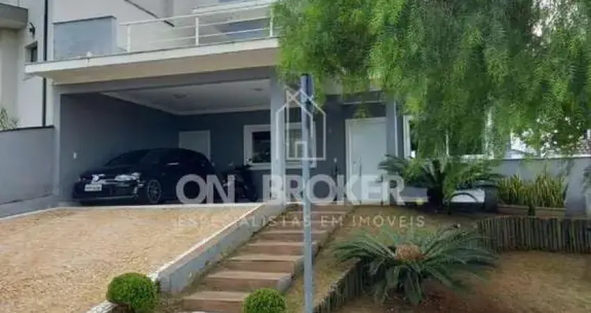 Casa c/ 3 suítes condomínio V. São Lourenço - Valinhos. AT: 400m2, AC:243m2. 2 salas, Coz. americana, Lavabo, Desp. , Lavand.  Ar. gourmet, Piscina.