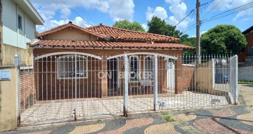 Casa em ótima localização comercial e residencial, com 3 dormitórios, quintal, 3 vagas de garagem - Vila Santana - Valinhos.