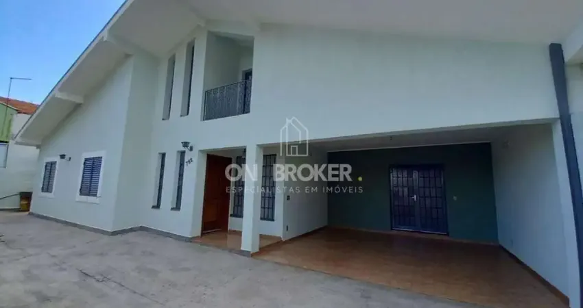 Casa 3 dormitórios, 1 suíte, salas amplas, escritório, 5 vagas em bairro tranquilo e fácil acesso em valinhos-sp