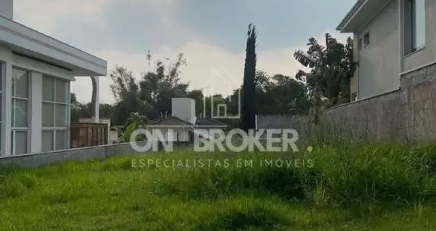 Terreno à venda, 503 m² por r$ 1.010.000,00 - condomínio residencial reserva das palmeiras  - valinhos/sp