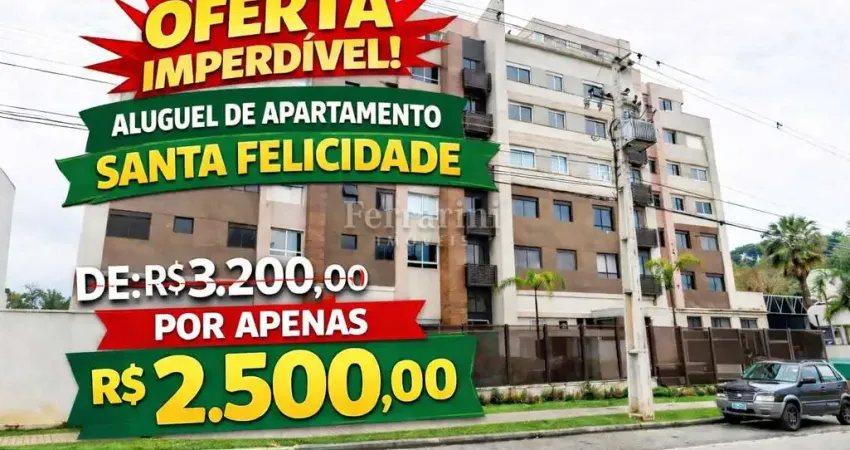Apartamento com 3 quartos para alugar na Avenida Manoel Ribas, 4716, Santa Felicidade, Curitiba