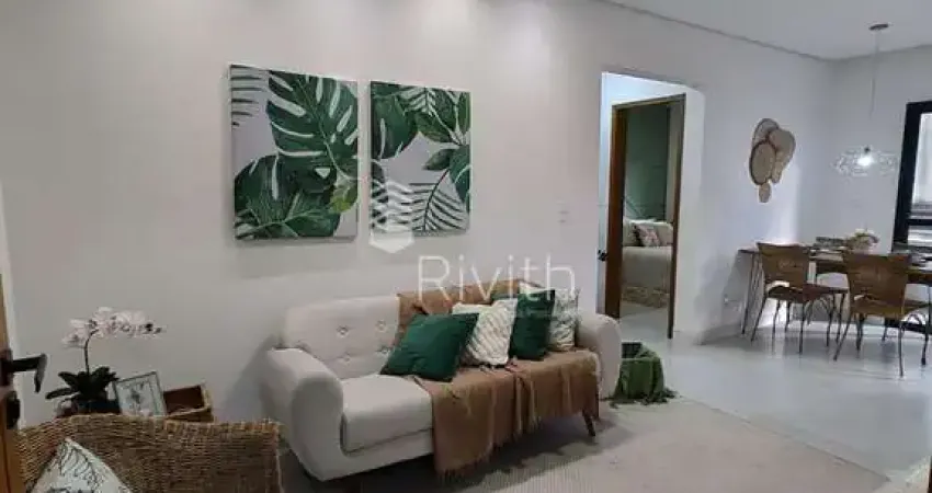 Excelente apartamento garden decorado de 68m² com 2 dormitórios, 1 suíte, 2 banheiros e 2 vagas de garagem no bairro vila assunção - santo andré