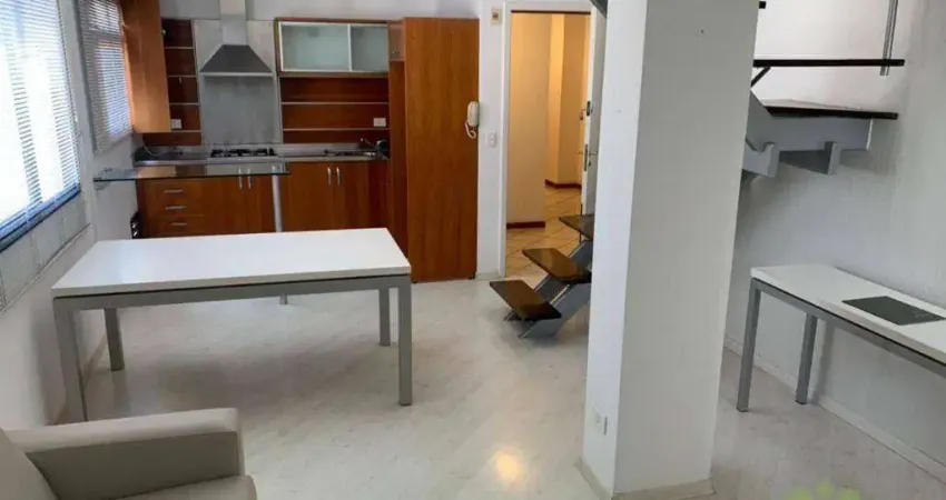 Cobertura com 1 dormitório para alugar, 62 m² por R$ 3.556,06/mês - Bigorrilho - Curitiba/PR