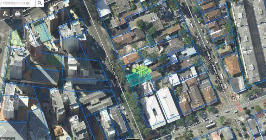 Terreno à venda, 253 m² por R$ 1.200.000,00 - Água Verde - Curitiba/PR