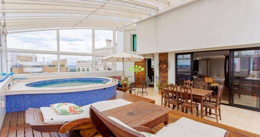Cobertura com 3 dormitórios para alugar, 318 m² por R$ 14.900,00/mês - Juvevê - Curitiba/PR