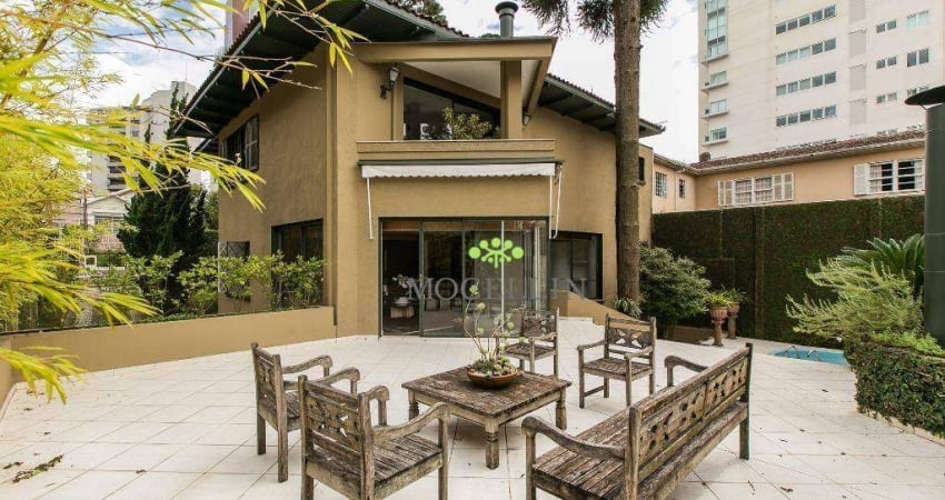 Casa para alugar, 418 m² por R$ 28.702,43/mês - Bigorrilho - Curitiba/PR