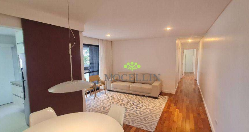 Apartamento com 3 dormitórios para alugar, 95 m² por R$ 5.319,07/mês - Ecoville - Curitiba/PR