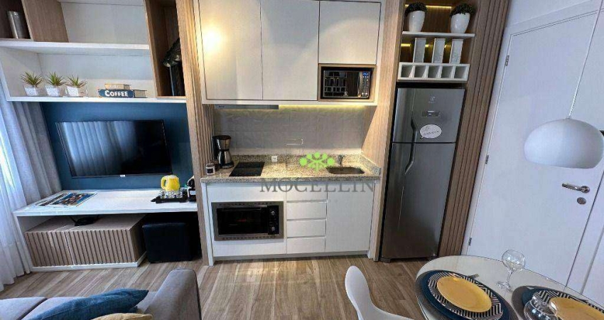 Apartamento à Venda Mercês, Curitiba com 1 Quarto, 25 m² por R$ 500.000,00
