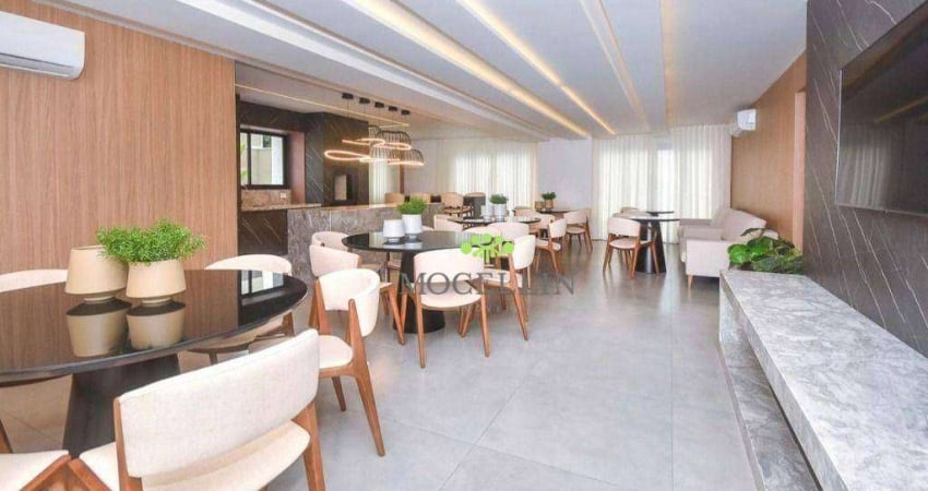 Apartamento com 2 quartos para alugar, 70 m² por R$ 3.800/mês - Mercês - Curitiba/PR