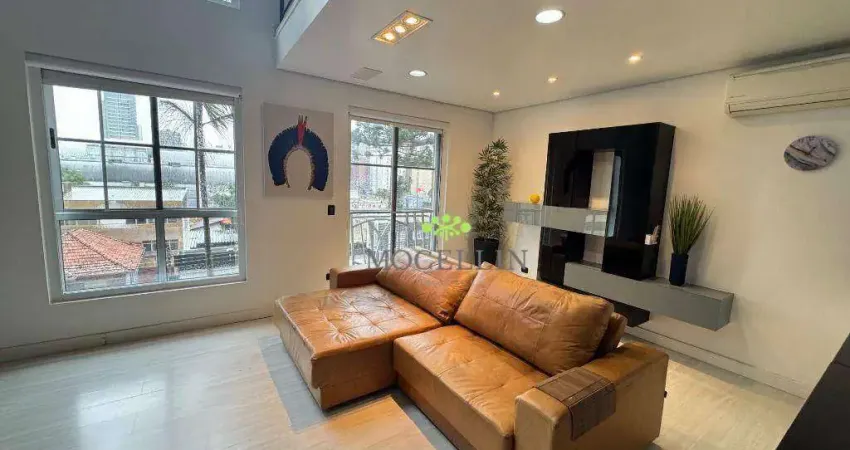 Loft com 1 quarto para alugar, 85 m² por R$ 4.000,00/mês - Batel - Curitiba/PR