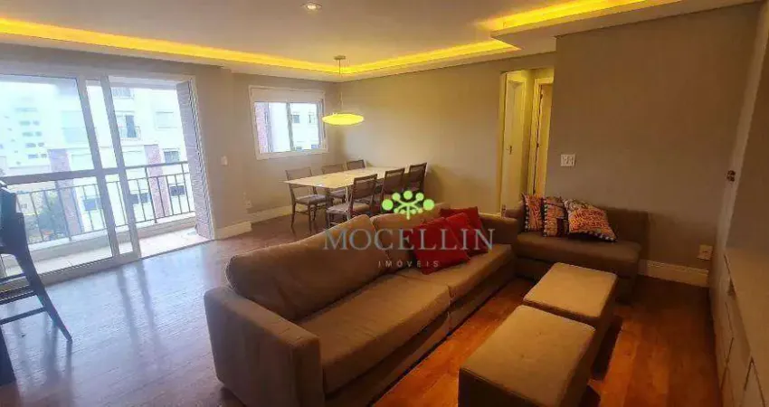 Apartamento com 2 dormitórios para alugar, 94 m² por R$ 7.897,62/mês - Vila Izabel - Curitiba/PR