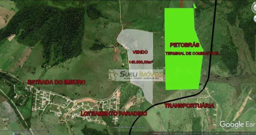 Área à venda, 140000 m² por R$ 6.000.000 - Cabiúnas - Macaé/RJ