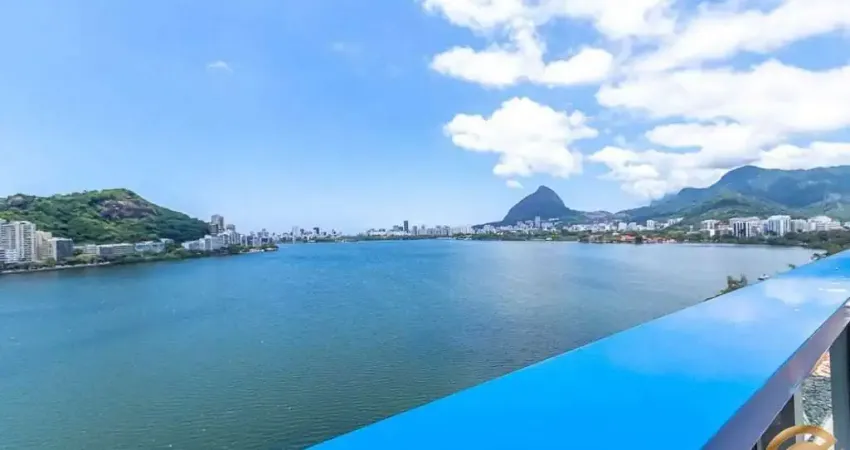 Cobertura duplex 567m² na lagoa – vista 360º para o cristo e lagoa rodrigo de freitas