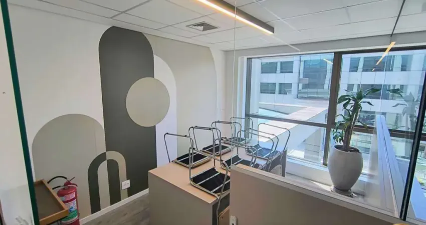 Sala comercial 92m² reformada 2 vagas – lead américas offices