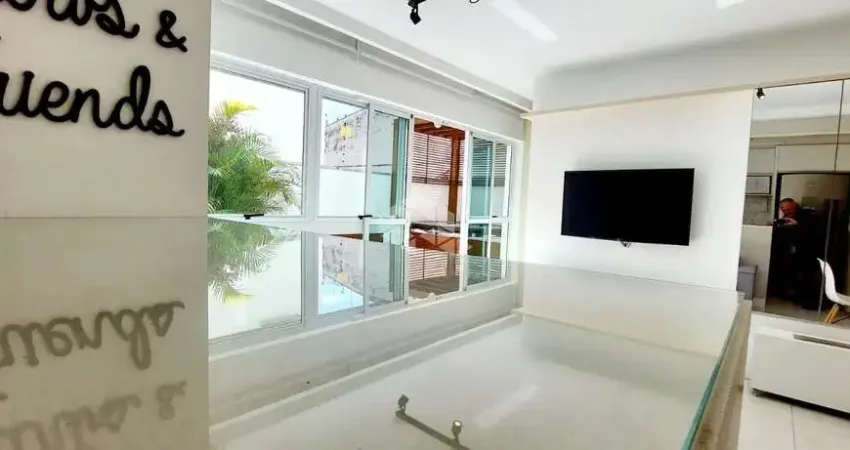 Apartamento garden de 1 quarto, terraço privativo e garagem