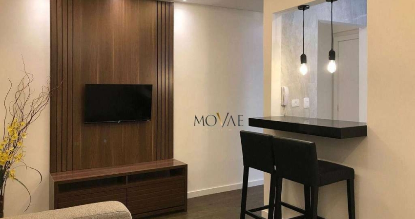 Apartamento com 1 dormitório para alugar, 38 m² por R$ 3.463,00/mês - Jardim Esplanada - São José dos Campos/SP