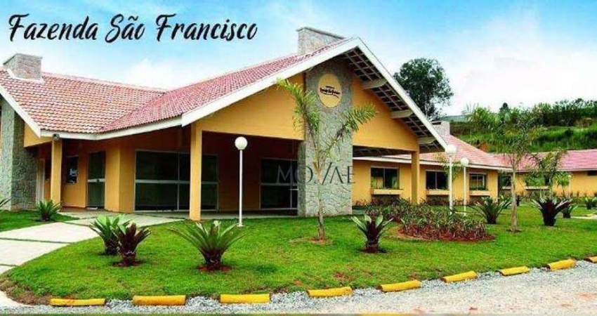 Terreno à venda, 1000 m² por R$ 245.000,00 - Reserva Fazenda São Francisco - Jambeiro/SP