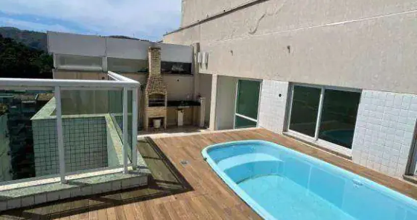 Cobertura com 2 quartos sendo 1 suíte à venda, por r$ 900.000,00 - santa rosa - niterói/rj