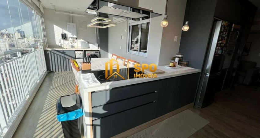 Cond Square Choice Santo Amaro, 71 metros com 3 quartos e varanda gourmet em Santo Amaro.