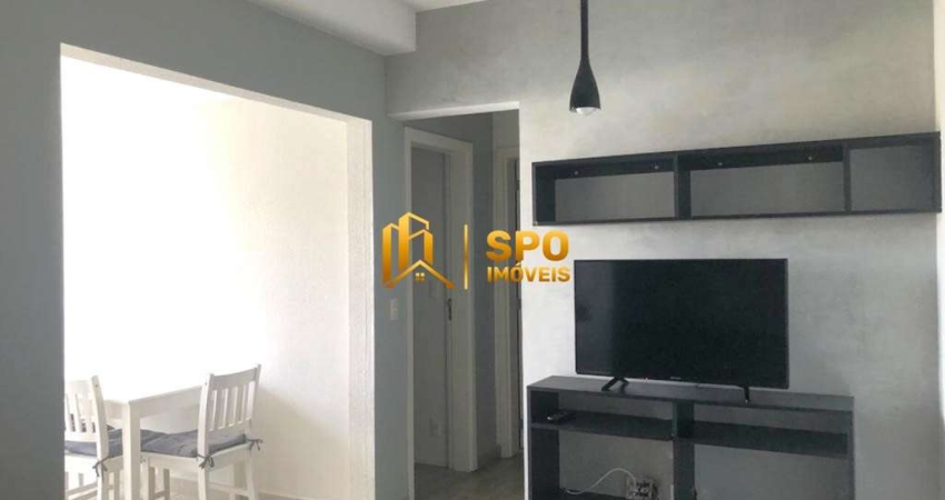 Apartamento mobiliado com 1 quarto,1 vaga , para alugar, 45 m² - Alto da Boa Vista - São Paulo