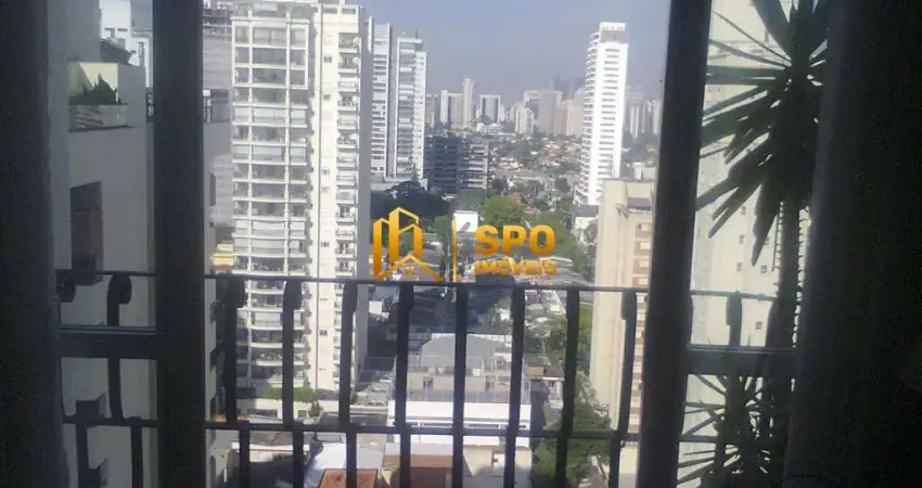 Lindo apartamento no Brooklin mobiliado andar alto, vista livre