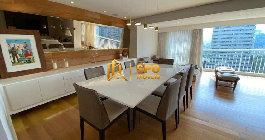 Apartamento de Alto Padrão 148m², varandão, 2 dorm (suíte master) 1 escritório