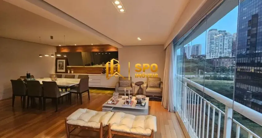 Apartamento de Alto Padrão 148m², varandão, 2 dorm (suíte master) 1 escritório