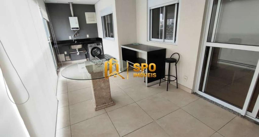Cond  Choice, apto de 53 metros com 1 quarto e varanda gourmet para locação na Chácara Santo Antonio