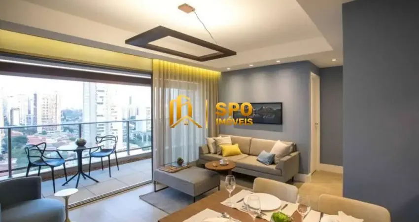 Apartamento mobiliado de 81m² no brooklin ? 2 suítes, 2 vagas, pronto para morar!
