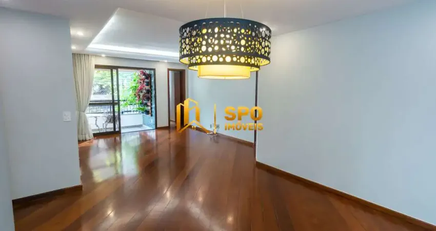 'apartamento amplo e elegante em moema para locação, 140m² 4 dormitórios, 2 vagas'